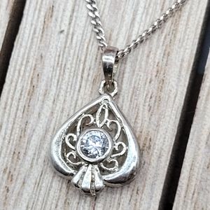 🌹Dainty natural stone silver 925 pendant N chain